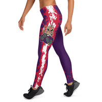 Psycho Ducks Womens Leggings - Kish 27