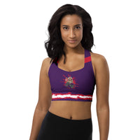 Psycho Ducks Longline Sports Bra