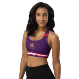 Psycho Ducks Longline Sports Bra