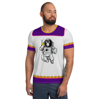 Space Monkey Mafia Away Men's Athletic T-shirt - Demansky 28