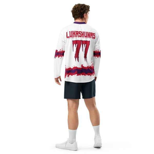 Psycho Ducks Away Hockey Jersey - Lukashunas 77