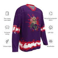 Psycho Ducks Home Hockey Jersey - Lukashunas 77