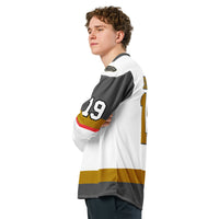 Lumberjacks Away Hockey Jersey - Sisock 19