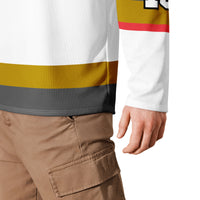 Lumberjacks Away Hockey Jersey - Brubaker 15