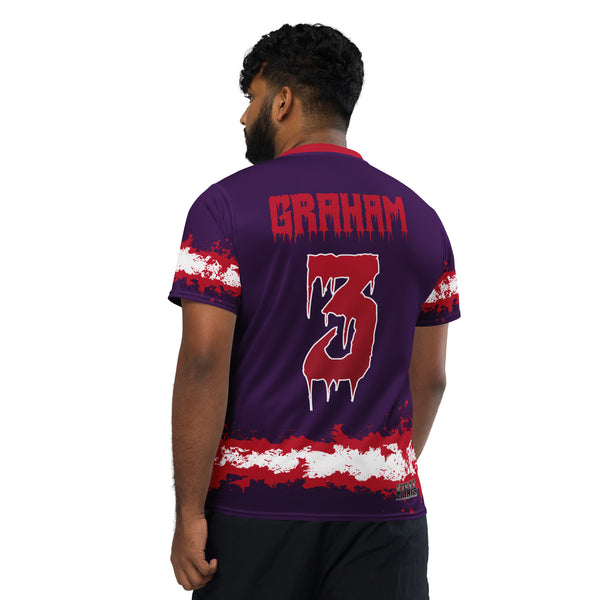Psycho Ducks Unisex Sports Jersey - Graham 3