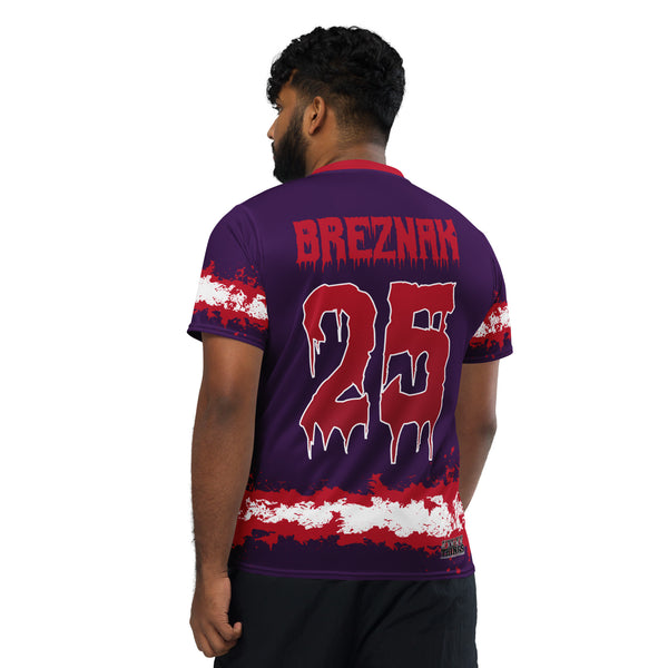 Psycho Ducks Unisex Sports Jersey - Breznak 25