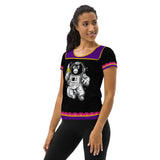 Space Monkey Mafia Home Women's Athletic T-shirt - Peter 42