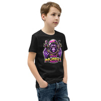 Space Monkey Mafia Graphic Youth Tee - Monkey Colors