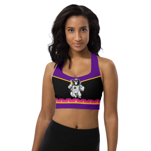 Space Monkey Mafia Longline Sports Bra
