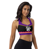 Space Monkey Mafia Longline Sports Bra