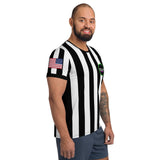 Doubles Referee Men's Athletic T-shirt
