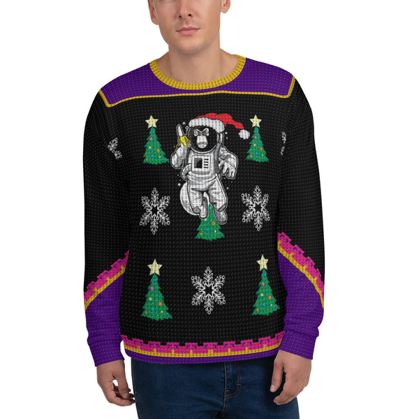 Space Monkey Mafia Xmas Sweater Sweatshirt