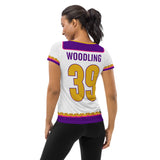 Space Monkey Mafia Away Women's Athletic T-shirt - Woodling 39