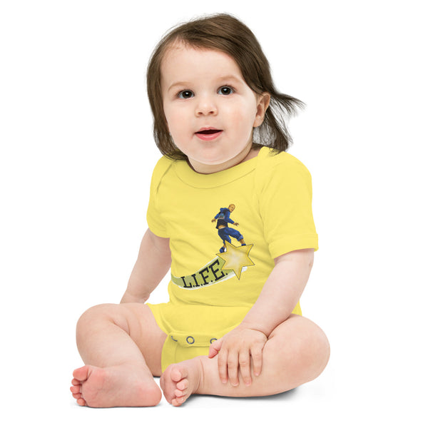 All Star L.I.F.E. Baby Short Sleeve Onesie