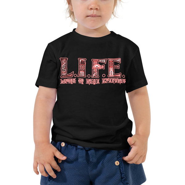 L.I.F.E. Red DDD Toddler Short Sleeve Tee
