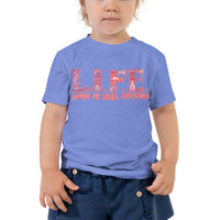 L.I.F.E. Red DDD Toddler Short Sleeve Tee