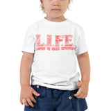L.I.F.E. Red DDD Toddler Short Sleeve Tee