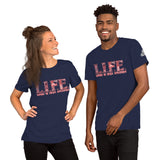 L.I.F.E. Red DDD Unisex t-shirt