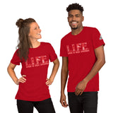 L.I.F.E. Red DDD Unisex t-shirt
