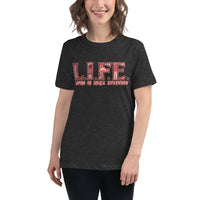 L.I.F.E. Red DDD Women's Relaxed T-Shirt