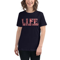 L.I.F.E. Red DDD Women's Relaxed T-Shirt