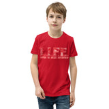 L.I.F.E. Red DDD Youth T-Shirt